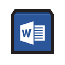 Microsoft Word Processing Document Icon