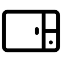 Electronic Microwave Oven Icon