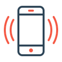Mobile Vibration Vibrate Icon