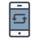 Mobile Data Synchronize Icon