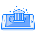 Mobile Concept Bank Icon