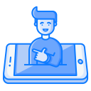 Mobile Concept Smile Icon