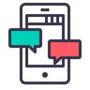 Mobile Message Communication Icon