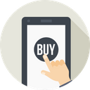 Mobile Online Store Icon