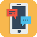 Mobile Phone Chat Icon