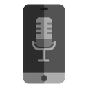 Mobile Podcast Sound Microphone Icon