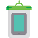 Mobile Protector Plastic Bag Zip Bag Icon