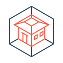 Model House 3 D Icon