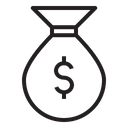 Money Bag Business Currency Icon
