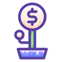 Growth Money Profit Icon