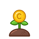 Money Tree Small Sprout Icon