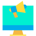 Monitor Marketing Icon