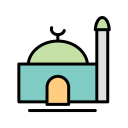 Mosque Islamic Mosque Mark Icon