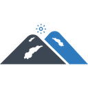 Mountain Vacation Summit Icon
