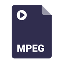 Mpeg Document Format Icon