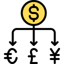 Multiple Currency Global Currency Economy Icon
