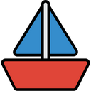 Travel Filled Nautical Transport Icon