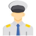Navy Captain Captain Officer Icon
