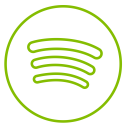 Download Top Spotify Icons In SVG, PNG & PDF Format | Iconscout