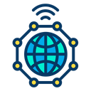 Smart Network Automation Internet Of Things Icon