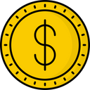 New Zealand Dollar Coin Money Icon