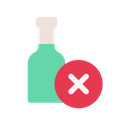No Alcohol Alcohol Drink Icon