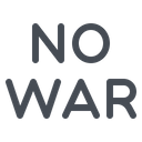 No War No Weapons No Bomb Icon