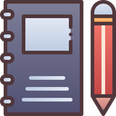 Notebook Pencil Education Icon