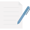 Notepad Contract Sign Business Icon