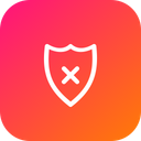 Off, Firewall, Unguard, Safety, Shield, Unsecure, Risk Icon