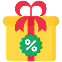 Offers Present Discount Icon
