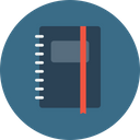 Office, Employee, Diary, Notepad, Writing, Book, Notebook, Folder Icon