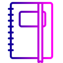 Office, Employee, Diary, Notepad, Writing, Book, Notebook, Folder Icon