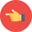 Office Hand Finger Icon