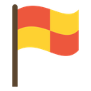 Artboard Football Offside Flag Offside Flag Icon