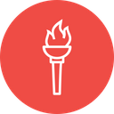 Olympic Torch Fire Icon