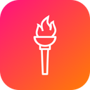 Olympic Torch Fire Icon