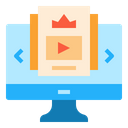 Courses Online Learning Icon