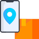 Online Delivery Delivery Location Track Parcel Icon