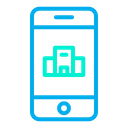 Hotel Booking Booking Smartphone Icon