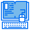 Book Keyboard Education Icon
