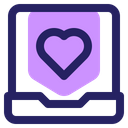 Ecommerce Laptop Marketing Icon