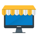 Online Shopping Monitor Icon