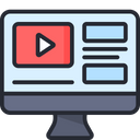 Online Video Streaming Online Video Video Streaming Icon