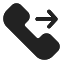 Phone Call Outgoing Icon