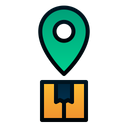 Location Package Delivery Icon