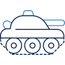 Compact Military Panzer Icon