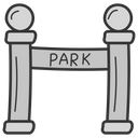 Park Amusement Park Park Gate Icon