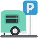 Parking Place Transportation Vehicle Icon
