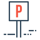Parking Sign Information Icon